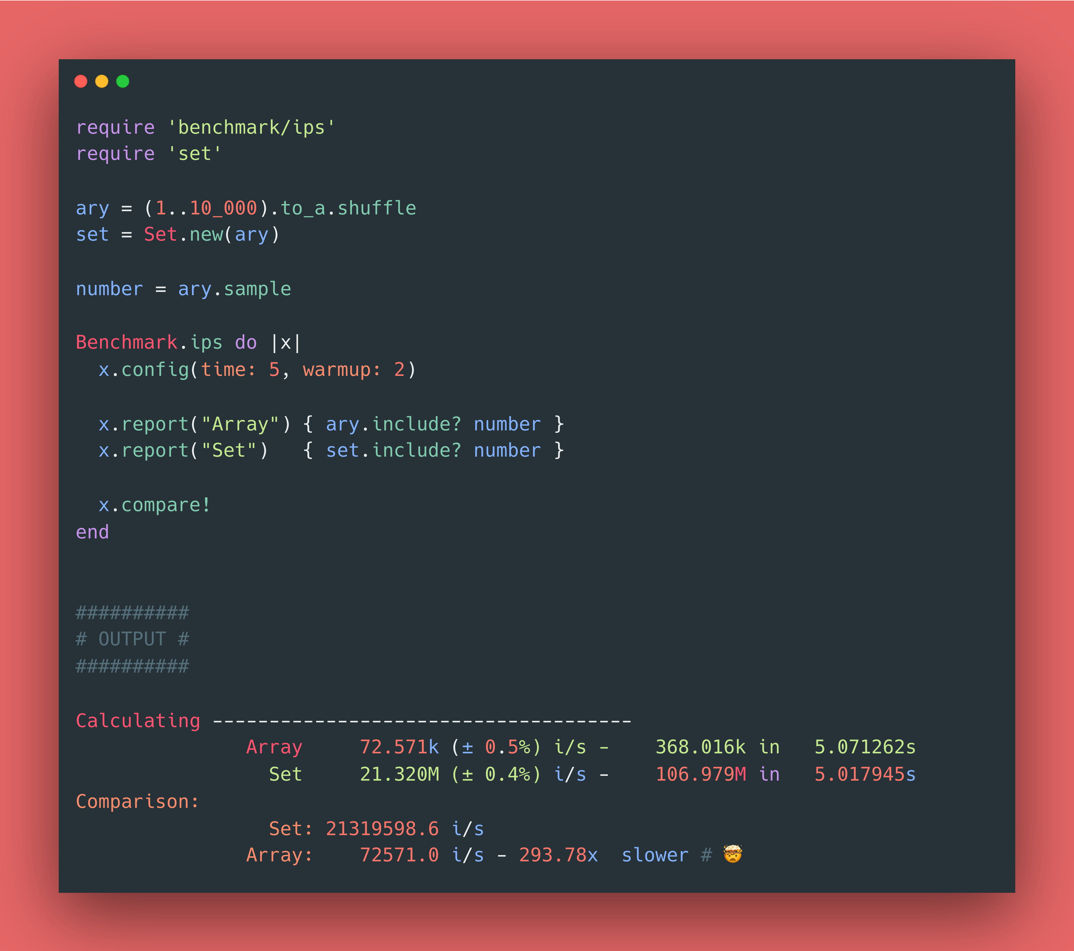 Array vs Set